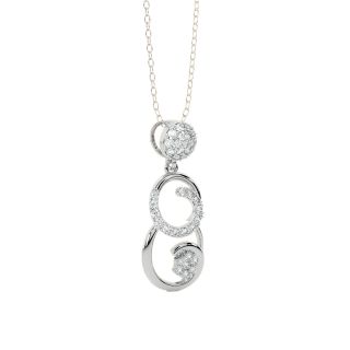 Emory Round Diamond Pendant